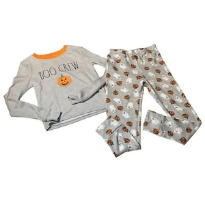 Rae Dunn Halloween Boo Crew Unisex Pajama Set Size 6 - Picture 1 of 6