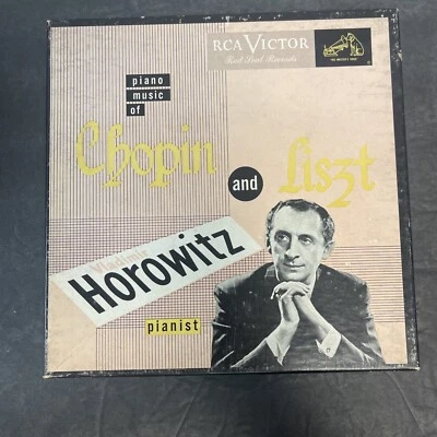 Piano Music of Chopin and Liszt Vladimir Horowitz RCA 3 Vinyl Set CLEAN & TESTED - Image 1 of 4