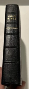 Rare Pocket Cambridge KJV Amethyst Bible - Black Ariston #20XBA Circa 1963 PCE - Foto 1 di 19