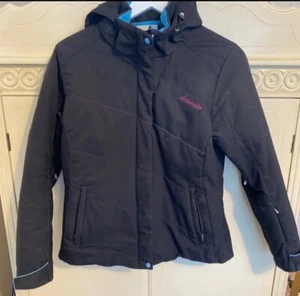 Descente large women’s black ski jacket Stained Read Description - Picture 1 of 10