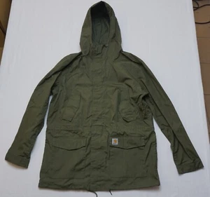 Carhartt BATTLE PARKA Mens Jacket Military Stile Army Green Cotton Blend Sz XXL - Picture 1 of 20