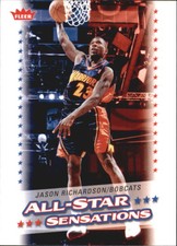 2008-09 Fleer All-Star Sensations Bobcats Basketball Card #AS8 Jason Richardson