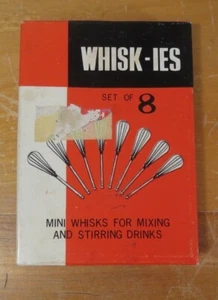 Juego de 8 mini batidos vintage para agitar bebidas mezcladoras - Imagen 1 de 7