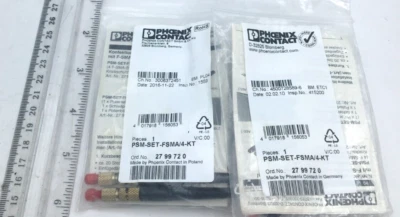Phoenix Contact Lot of 2 Connector Kit PSM-SET-FSMA/4-KT NIP USA Shipper - Image 1 of 4