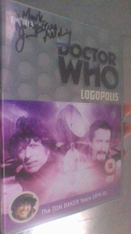 Doctor Who - LOGOPOLIS  (DVD) FRONT COVER - signed autograph by  Janet Fielding - Image 1 of 4