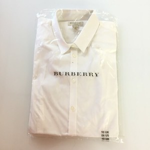 all white burberry shirt