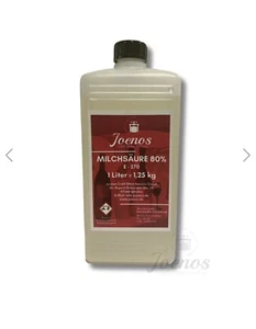Milchsäure 80% 1 Kilogramm Joenos zum Ansäuern von Most und Wein - Bild 1 von 1