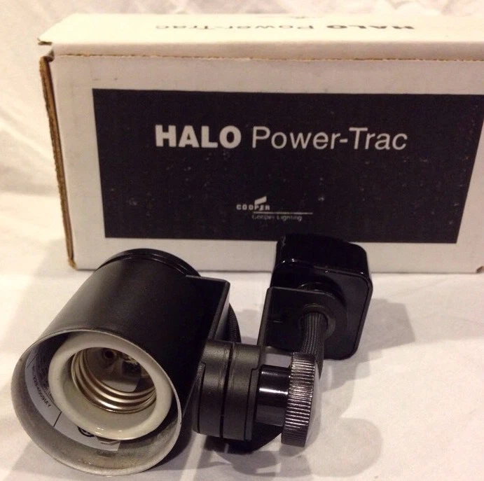 Cooper Lighting Halo Track Power-Trac L4009MBX Lampholder Black
