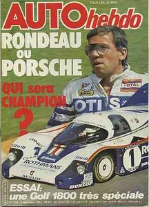 AUTO HEBDO Nr.334 09.09.1982 1000km SPA VW GOLF GTI 1800 GÄRTEN - Bild 1 von 1