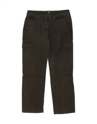 THINK PINK Damen Straight Cargo Hose W30 L30 Braun Baumwolle AN30 - Bild 1 von 3