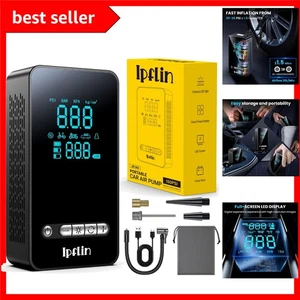 Portable Cordless Tire Inflator 150 PSI - Quick & Convenient Air Pump with LE... - Picture 1 of 15