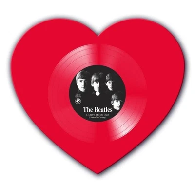 Beatles Love Me Do Vinyl Heart-Shaped PS I Love You Limited Edition Sealed Japan - Image 1 of 4