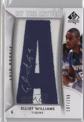 2010 SP Authentic By the Letter Signatures /299 Elliot Williams Rookie Auto RC - Image 1 of 2