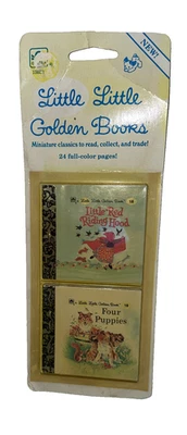 Little Little Golden Books Red Riding Hood Four Puppies 1989 NOS Vintage NIP - Image 1 of 4