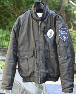 ALLIED UNIVERSAL Security Services Winter Jacket Coat Lined Large - Picture 1 of 15