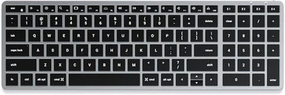 Satechi Slim X2 Bluetooth Backlit Keyboard With Numeric Keypad Space Gray SEALED - Image 1 of 4