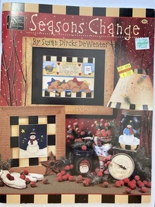 VTG Painting Patterns Seasons Change Susan Dircks DeWenter Primitive Decor - Picture 1 of 14