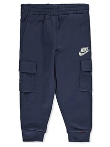 Nike Boys' Fleece Cargo Joggers Color: brown Size: 4 - Picture 1 of 2