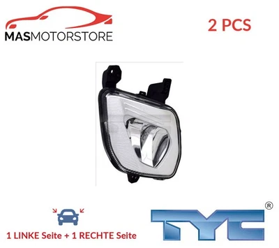 NEBELSCHEINWERFER PAAR SET TYC 19-15280-01-9 2PCS I FÜR FORD FIESTA VII - Image 1 of 4