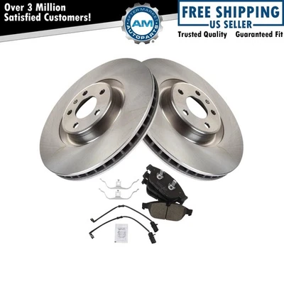 Front Ceramic Brake Pad & Rotor Kit for Audi A6 A7 Quattro - Image 1 of 4
