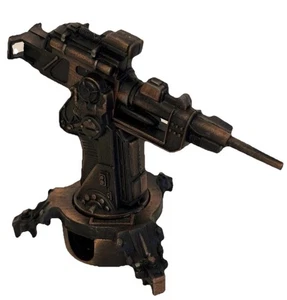 Machine Gun Cast Metal Pencil Sharpener Miniature Military Collectible 2.5” Tall - Picture 1 of 7