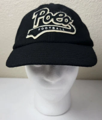 Polo Ralph Lauren Wool Blend Football Baseball Ball Cap Black Adjustable - Image 1 of 4
