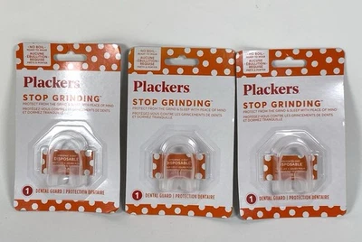 New, 3-Pack, Plackers Stop Grinding Teeth, Dental Night Protector, Hygienic - Image 1 of 3