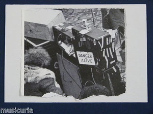 ac~ handmade greetings / birthday card GRATEFUL DEAD STAGE DETAIL " DANGER ALIVE - Bild 1 von 1