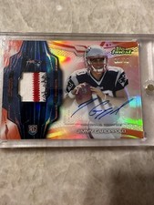 2014 Topps Finest Pulsar Refractor Jimmy Garoppolo Auto Rc #/75 3 Color RPA RC