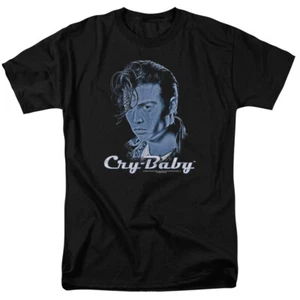 Cry Baby King Cry Baby T Shirt Mens Licensed 80s Cult Classic Movie Tee Black - Picture 1 of 2