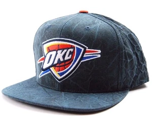 Sombrero gorra Oklahoma City Thunder Mitchell & Ness VQ41Z NBA equipo baloncesto a presión - Imagen 1 de 4