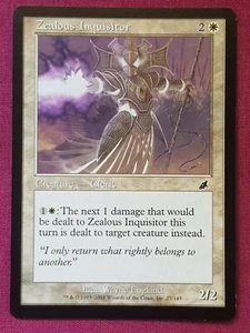 Magic The Gathering SCOURGE ZEALOUS INQUISITOR white card MTG - Picture 1 of 2