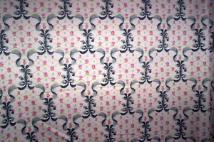 Laura Ashley vintage new fabric rosebud ribbons 3.4 yards 1983 - Picture 1 of 8