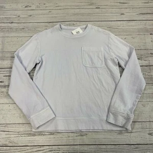 Athleta Girl Stream Blue Long Sleeve Front Pocket Sweatshirt Youth Girls Size XL - Picture 1 of 7