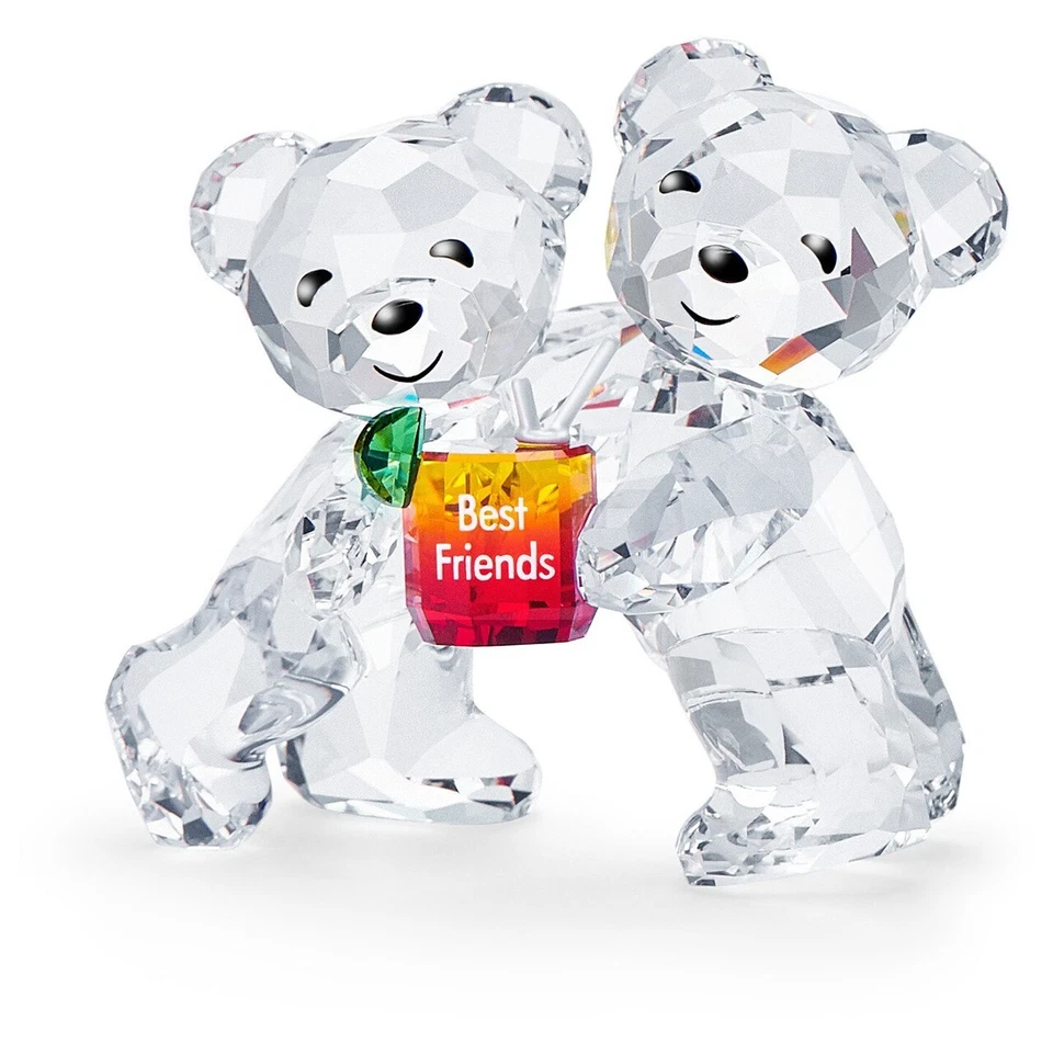 Swarovski Kris Bear Best Friends Crystal Figurine #5491971 New in Box Authentic