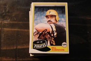 TARJETA AUTOGRAFIADA DE PIRATAS DE PITTSBURGH FALLECIDOS DE BILL ROBINSON - Imagen 1 de 1