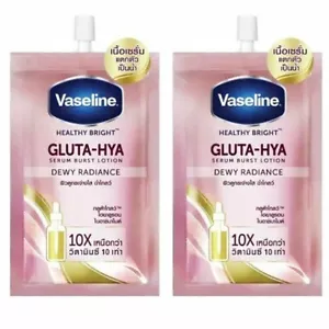 Vaseline Gluta-Hya Serum Burst Lotion Healthy Bright Dewy Radiance Glow Flawless - Picture 1 of 11