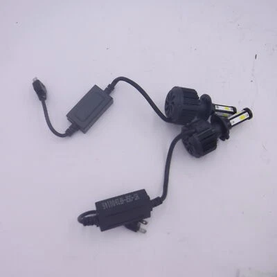 2 Pack H7 Extremely Bright LED Headlights X6 Series LED Bulbs 80W 8000lm