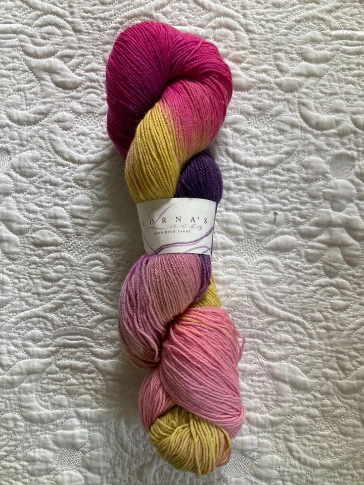 Lorna's Laces Pastor Calcetín Hilo Lana/Nylon 435 Yardas ~Señuelo de Bruja Blanco ~ Rosa Foto 1 de 3