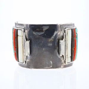 Native American Multi-Stone Men's Watch Cuff GV186548 - Picture 1 of 7