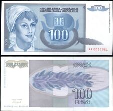 Yugoslavia 100 Dinara 1992 P 112 UNC