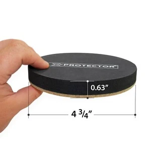 Felt Furniture Sliders Hardwood Floors “ 8 Pcs 4 3/4 Inch Furniture Sliders “ He - Picture 1 of 5