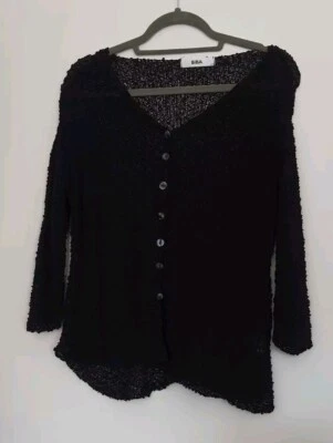 Biba Strick Jacke 38 Schwarz ⚫️ - Bild 1 von 4