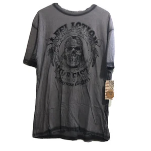 Camisa Affliction American Custom Skull para hombre talla XL nueva con etiquetas - Imagen 1 de 4