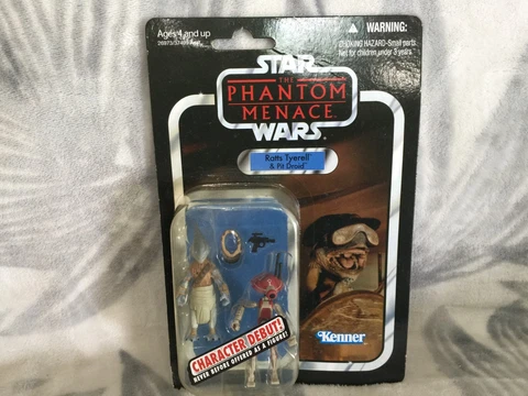 Star Wars 2011 The Vintage Collection Ratts Tyerell & Pit Droid Unpunched VC77 Cover