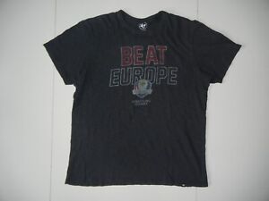 2020 RYDER CUP Whistling Straits BEAT EUROPE x TEAM USA T-SHIRT Gray Gym Men XL