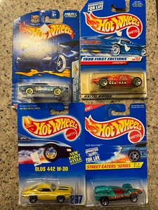 4 Lot Hot Wheels New Olds 442 W 30, 1998 First Editions,  Street Eaters - Picture 1 of 1