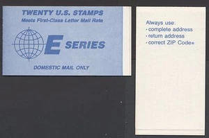 STATI UNITI - Libretto - 1988 - Copertina azzurra tariffa "E" - Libretto da $ 5 - Imagen 1 de 1