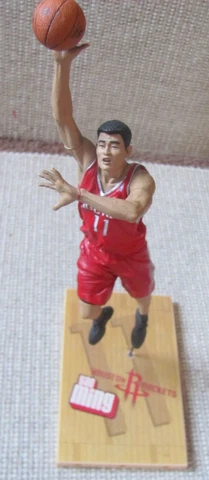2004 McFarlane Basketball Yao Ming Houston Rockets HOF Red Jersey Cover