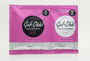 Baño de pies de pedicura Avry Jelly Spa | juegos de 30 rosa - Imagen 1 de 3